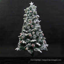 180CM Artificial flocked PE+PVC homemade mixed Christmas tree